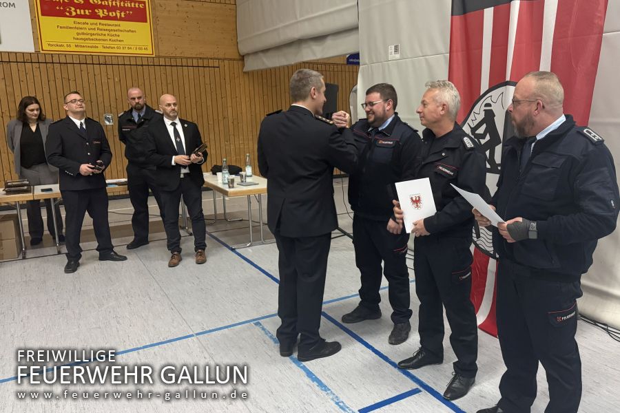 Jahreshauptversammlung der FF Stadt Mittenwalde